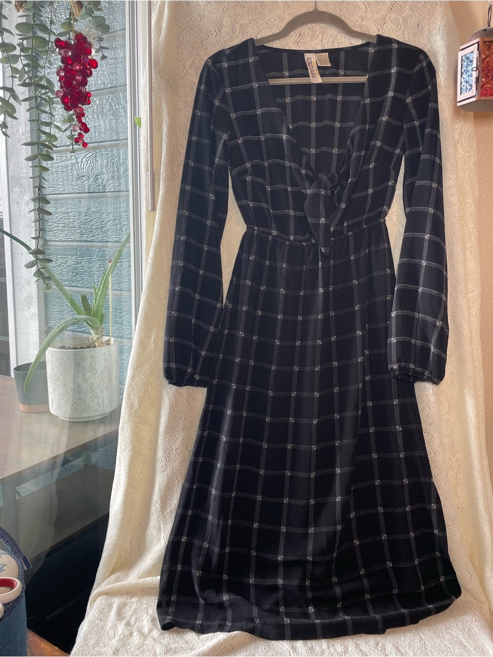 mimi chica Nordstrom plaid dress